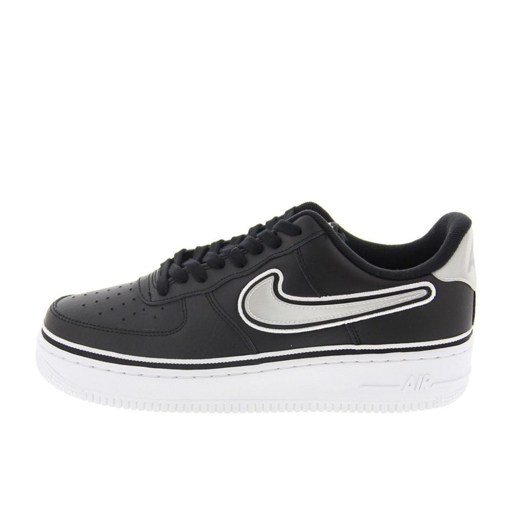 NIKE AIR FORCE 1 LOW SPORT NBA BLACK WHITE Unused