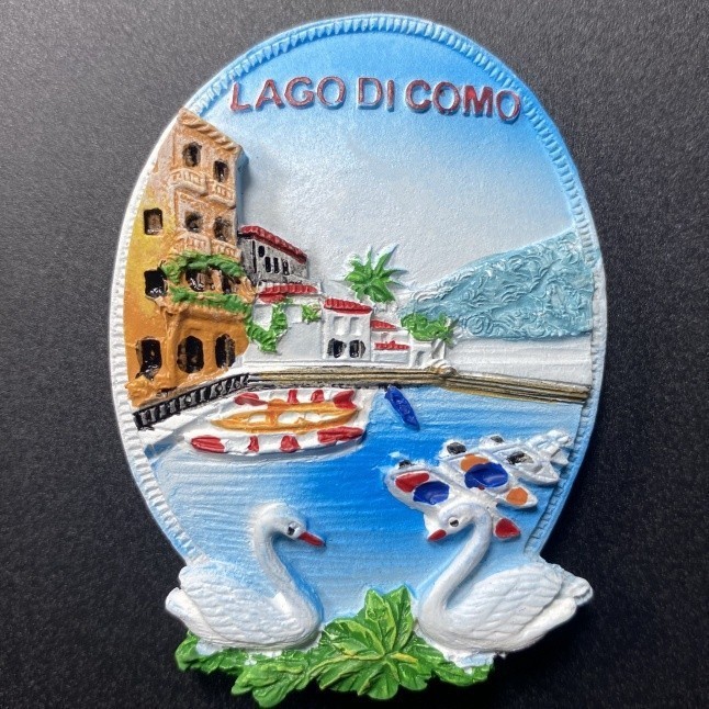 Lake Como, อิตาลีตู้เย็น Tourist ของที่ระลึกตู้เย็นสติ๊กเกอร์ตกแต่งบ้าน