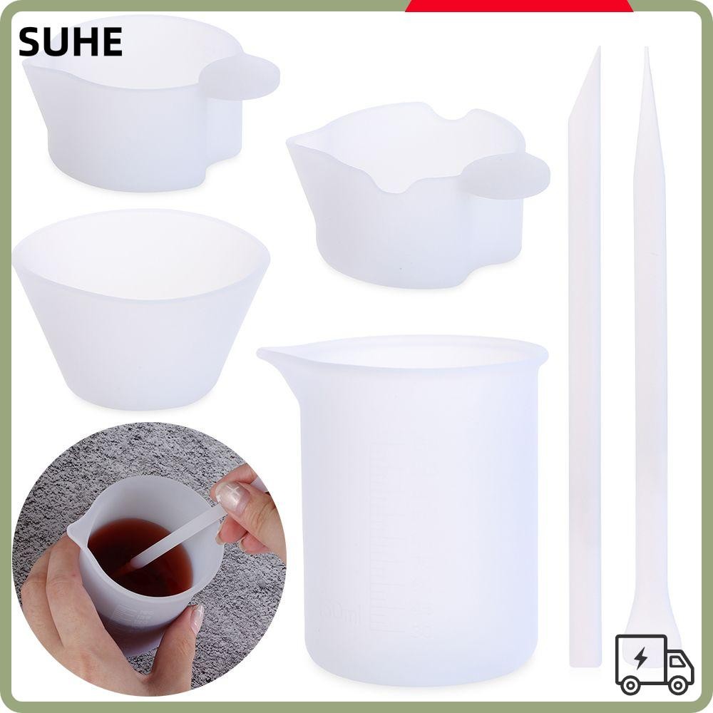 Suhe แม่พิมพ์ซิลิโคนเรซิ่นทรงกลมสําหรับทําเครื่องประดับ Diy