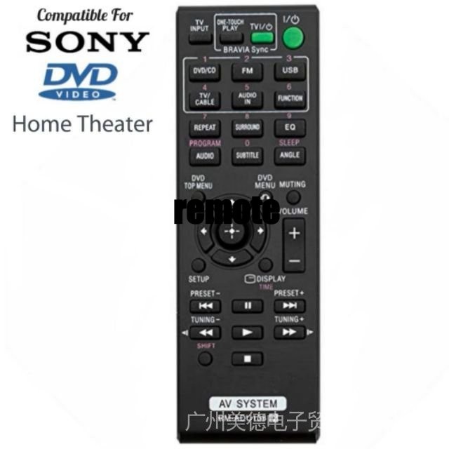 Sony hometheater รีโมทคอนโทรล (RM-ADU138) สําหรับ DAV-TZ150 HBD-TZ145 DAV-TZ145 ..