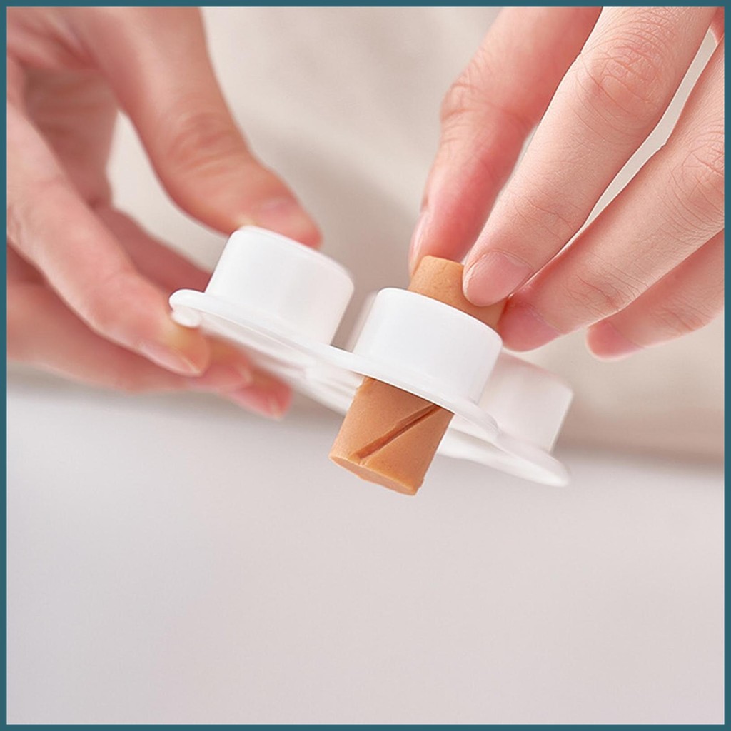 ไส้กรอกตัดดอกไม้แม่พิมพ์ 5 ใน 1 ไส้กรอกตัดชุดแม่พิมพ์ แกดเจ็ต ครัวที่มีฟังก์ชั่นตัดหลายสําหรับ ใบแจ้งหนี้