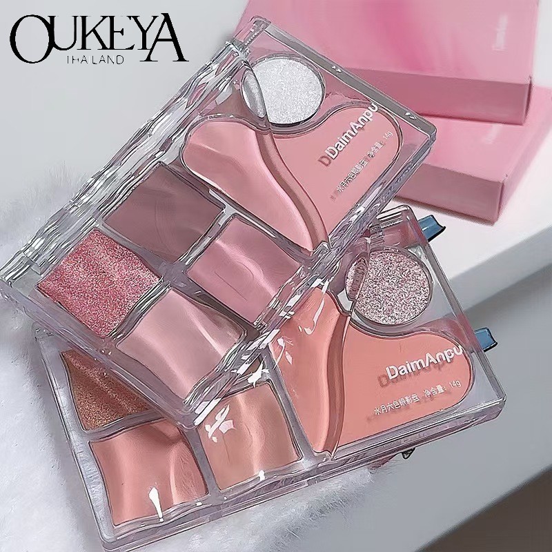 OUKEYA DAIMANPU ประเภทอายแชโดว์: อายแชโดว์ บลัชออน ไฮไลท์ พาเลทท์อเนกประสงค์