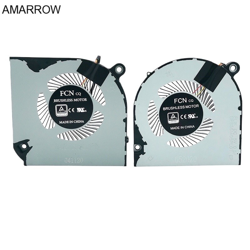 พัดลมระบายความร้อน CPU แล็ปท็อปสําหรับ Acer Aspire A715-75G Series N22Q3 ฮีทซิงค์หม้อน้ําทองเหลืองระ