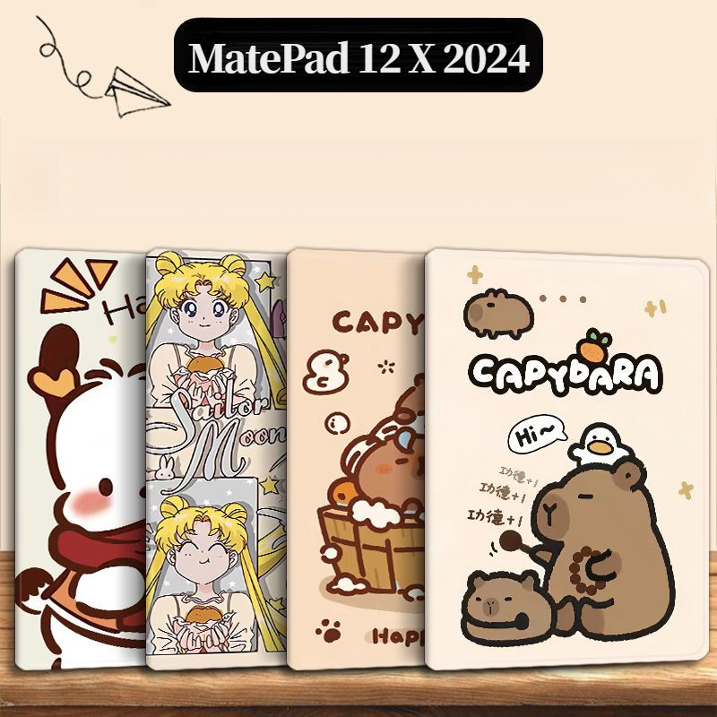 รูปแบบการ์ตูนน่ารักสำหรับ hauwei matepad 12X Mate Pad 12x2024สำหรับ Huawei matepad Air 12นิ้ว BKY-W0