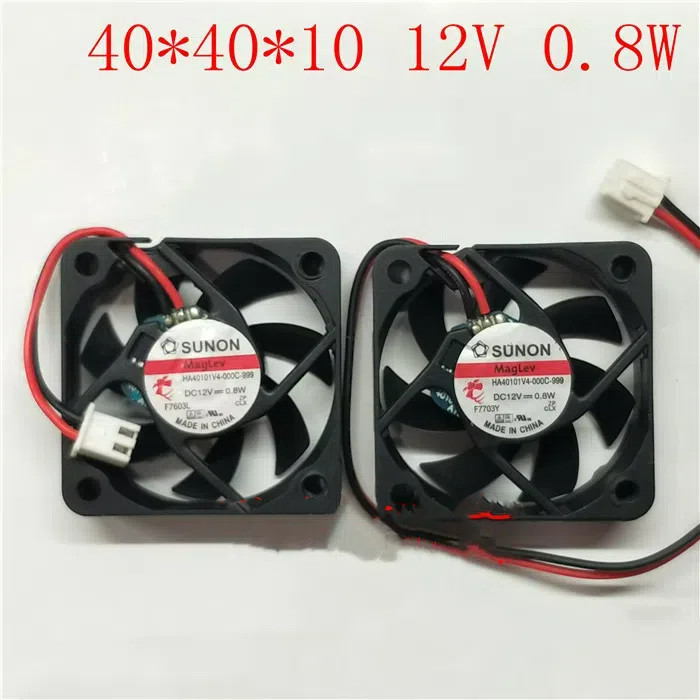 1 ชิ้นเหมาะสําหรับ Hikvision Hard Disk Video Recorder พัดลม 4cm12V 0.8W HA40101V4-000C-999
