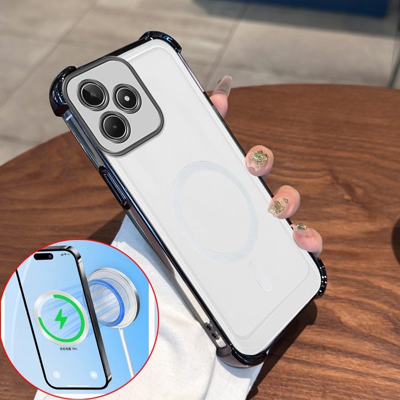 ปลอก realme C53 5g 2023 realme c51 realme note 50 5g 2023 เคสโทรศัพท์เคสนิ่มซิลิโคนกันกระแทกดีไซน์ใหม่หรูหราโปร่งใสสี่มุมเคสป้องกัน SJBSWX01 - รูปที่ 3