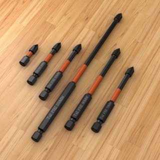 BERT 🇹🇭 | ชุดดอกไขควงแม่เหล็ก S2 ก้านหกเหลี่ยม 1/4 นิ้ว อุปก…