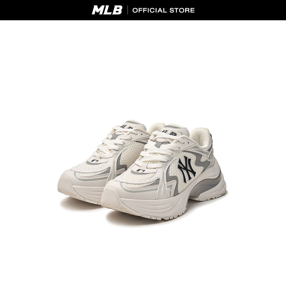 MLB รองเท้าผ้าใบ ยูนิเซ็กส์ Curve Runner รุ่น 3ARNSPL4N 50WHS สีขาว