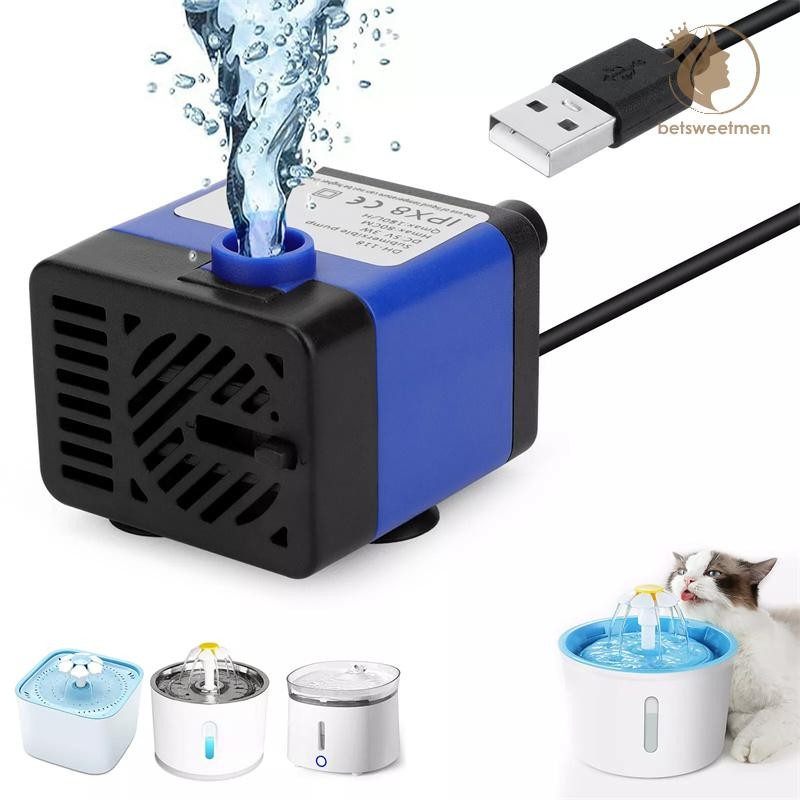 [PE] ปั๊มน้ําจุ่ม USB 5V สําหรับสัตว์เลี้ยง , ปลาตู้ปลา , บ่อ, , s TH
