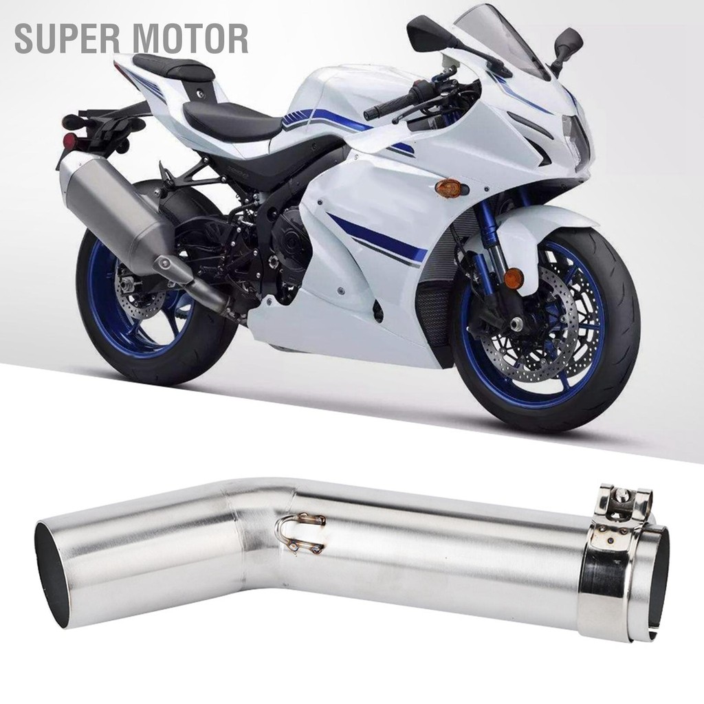 Super Motor Motorcycle Exhaust Middle Pipe K6 Link Connector Fit for Suzuki GSXR600 750 06-07