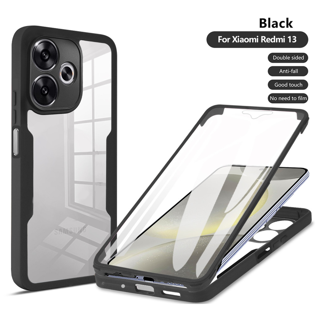 เคสโทรศัพท์สําหรับredmi 14C 13 13C 12 12C 11A 10 10A 10C 9A 9C 9i 9 4G 5G 2in1 ป้องกันหน้าจอTPU Cover