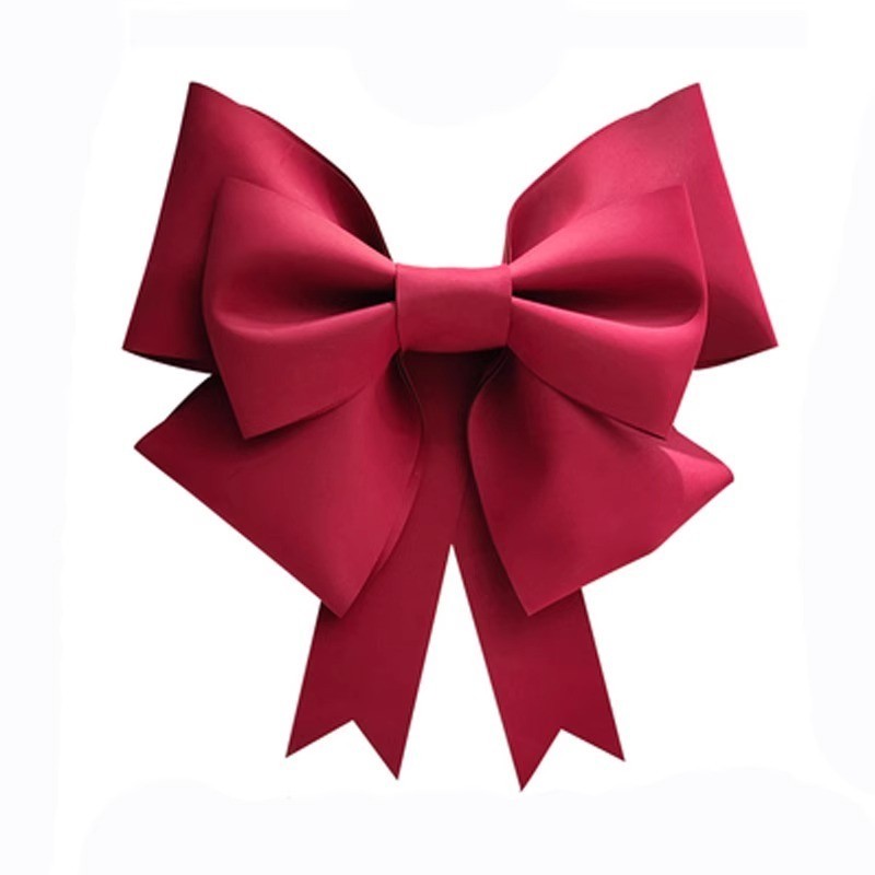 🔥พร้อมส่ง🔥ผ้าโบว์ใหญ่ การตกแต่งพื้นหลัง 30/75cm โบว์ใหญ่ โบว์ยักษ์ สําหรับตกแต่งงานปาร์ตี้วันเกิด งานแต่งงาน คริสต์มาส - รูปที่ 5