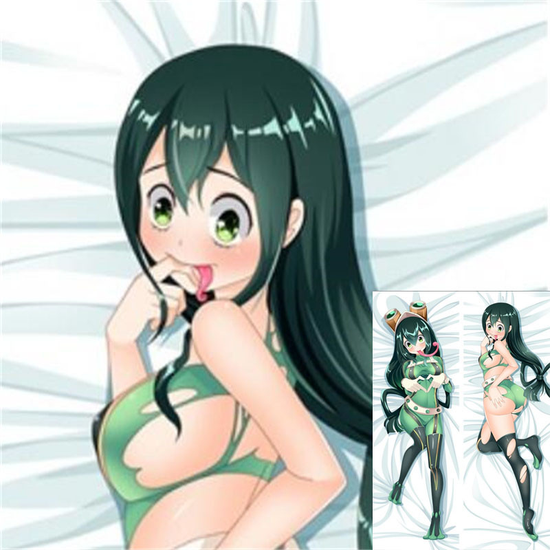 My Hero Academia FROPPY Asui Tsuyu - อะนิเมะโยนหมอนสบายปลอกหมอนนุ่มสําหรับโซฟาหน้าแรก