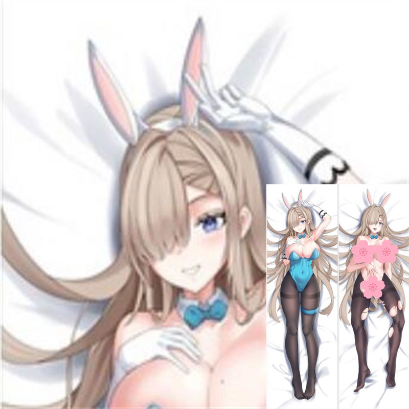 Blue Archive - Blue Archive- Asuna Ichinose อะนิเมะเกมปลอกหมอนผ้าปูที่นอนของขวัญตกแต่ง 50*150 ซม.