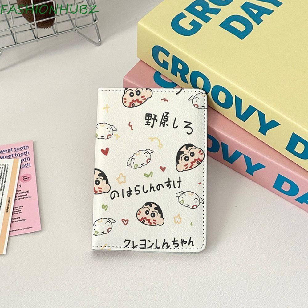 แฟชั่นฮับ เครยอนชินจังหนังสือเดินทางปก,มัลติฟังก์ชั่เครื่องบินตรวจสอบอินการ์ตูนหนังสือเดินทางคลิป,กระเป๋าสตางค์เดินทาง น่ารัก ปู่ หนังแบบพกพาตั๋วโฟลเดอร์ชาย