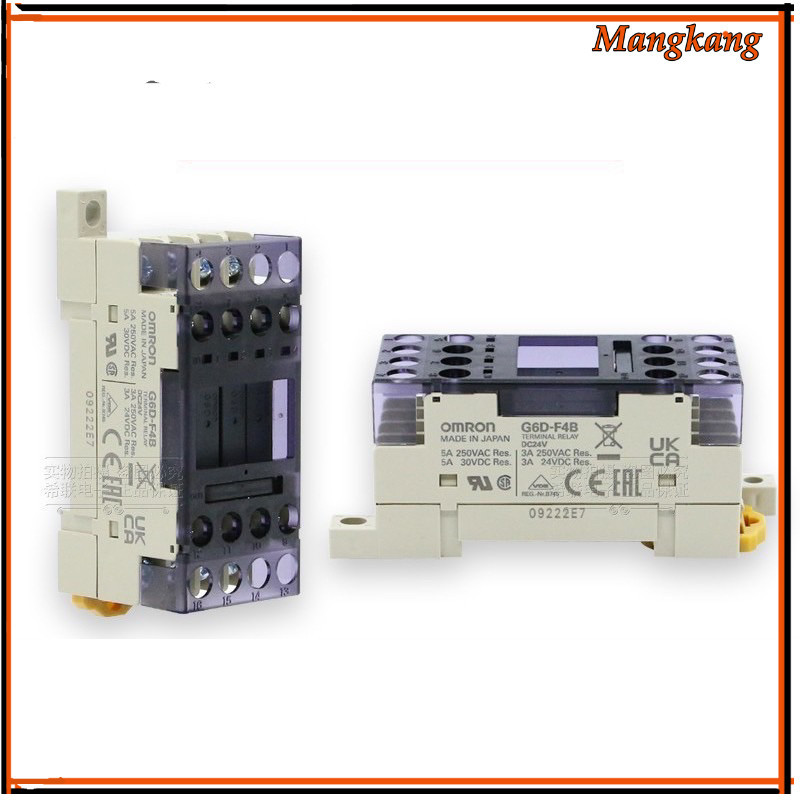 ของใหม่! ปีล่าสุด omron G6D-F4B DC24V Terminal ซ็อกเก็ตรีเลย์24VDC 5A W/(4Pcs) G6D-1A-ASI-24VDC 5VDC