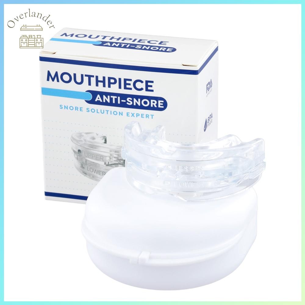 โอเวอร์แลนเดอร์ Anti Snoring Bruxism Mouth Guard ปรับปรุง Sleeping ฟัน Bruxism Sleeping Anti Snoring และ Apnea Snoring อุปกรณ์เพื่อหยุดกรน