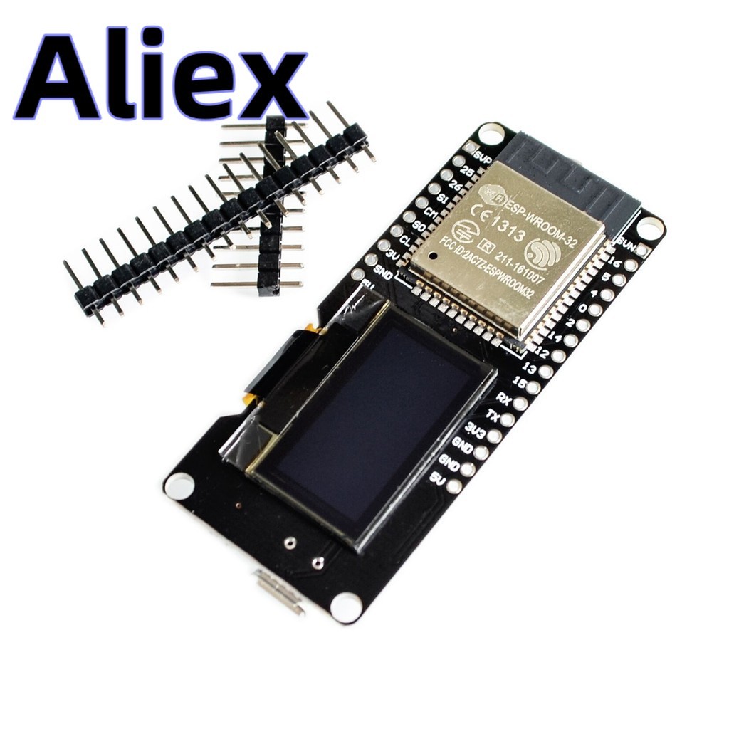 ESP32 โมดูล WiFi OLED + บลูทูธคู่ ESP-32 ESP-32S ESP8266 &OLED ESP32 OLED