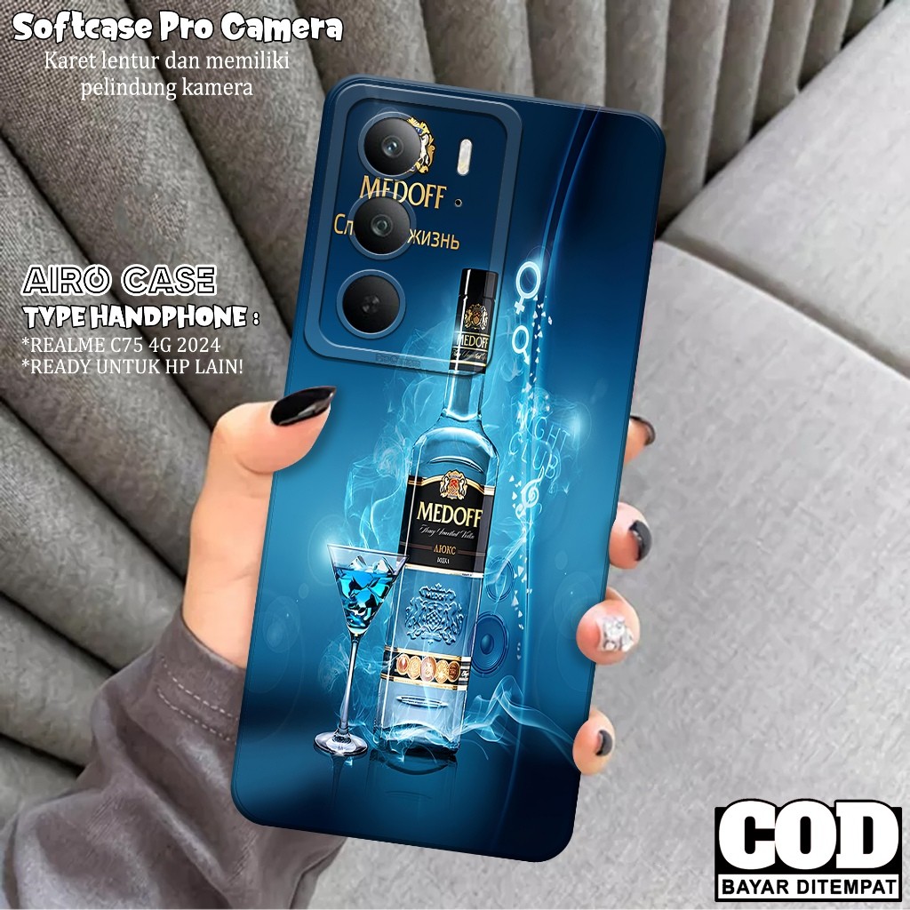 Softcase สําหรับ REALME C75 4G 2024 ใหม่ล่าสุด - Softcase REALME C75 4G 2024 - Fashion DRINK - Casin