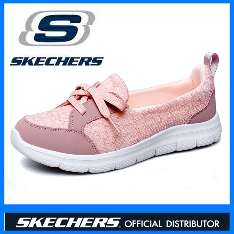 GO walk 4 GO walk 5 ผู้หญิงรองเท้าสบายๆ Loafers ฤดูร้อนรองเท้าเรือ*Skechers woman