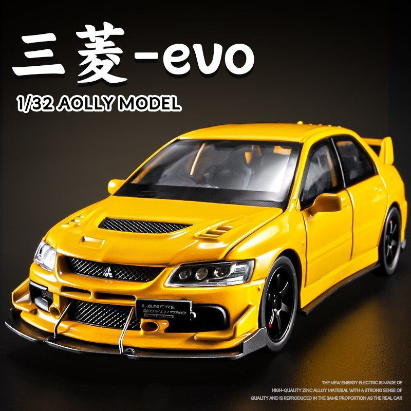 Mitsubishi EVO 9th Generation 1/32 รุ่น JDM จําลองรถของเล่นรถสปอร์ตรุ่น