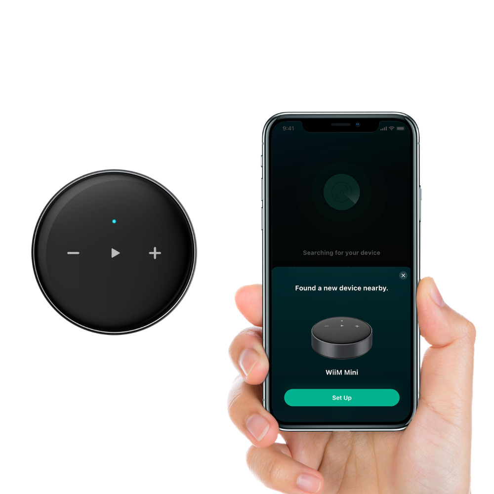 Wiim เครื่องรับสัญญาณเสียงขนาดเล็กรองรับการสตรีมเพลงออนไลน์ Bluetooth 5.0 สตรีมมิ่งไร้สาย Airplay2
