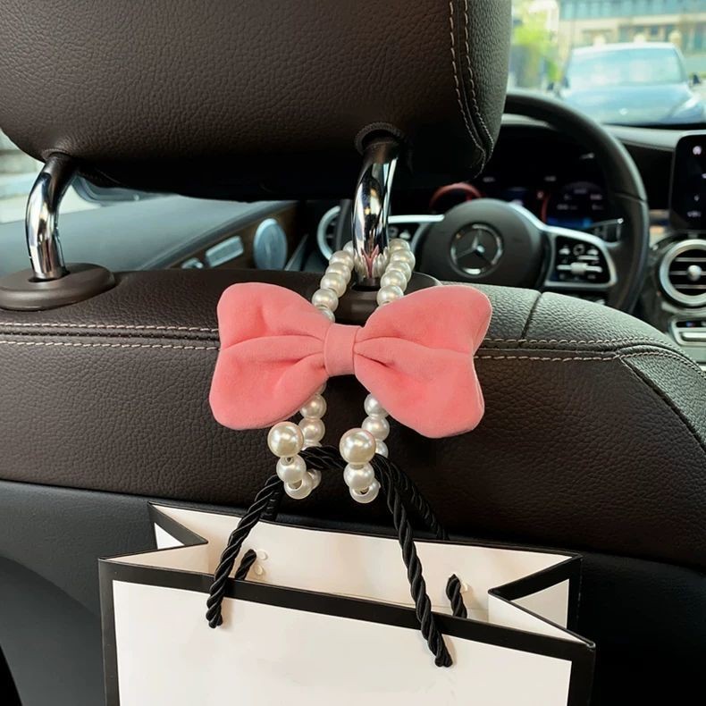 มุกรถตะขอรถที่นั่งด้านหน้ากลับตะขอรถมัลติฟังก์ชั่ตะขอขนาดเล็กอุปกรณ์ตกแต่งรถยนต์ - รูปที่ 7