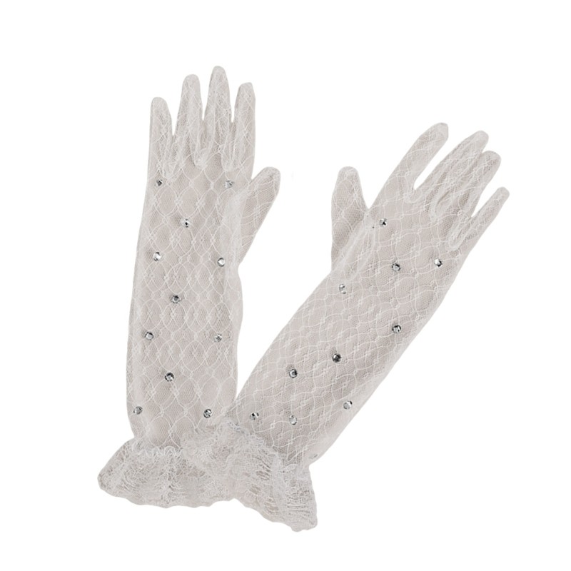 WHEATI ชุดถุงมือลูกไม้สำหรับเด็ก พร้อมลายละเอียดสำหรับวันเกิดและโอกาสพิเศษ - รูปที่ 5