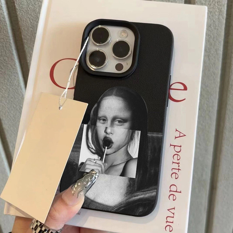 ฝาครอบโทรศัพท์นุ่มได For iPhone11 13 15 เคส ไอโฟน12 14 ProMax 7 8Plus X XR XS ผู้หญิงร่างที่กินน้ำตาล