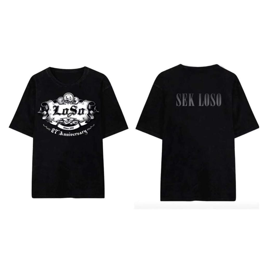 【COD】เสื้อที่ระลึกเสกโลโซ ครบรอบ 27 ปี ปี 2539 เสื้อแฟนผ้าฝ้าย 100% เสื้อยืดผ้าฝ้ายแท้ สไตล์ลำลอง หลากหลาย