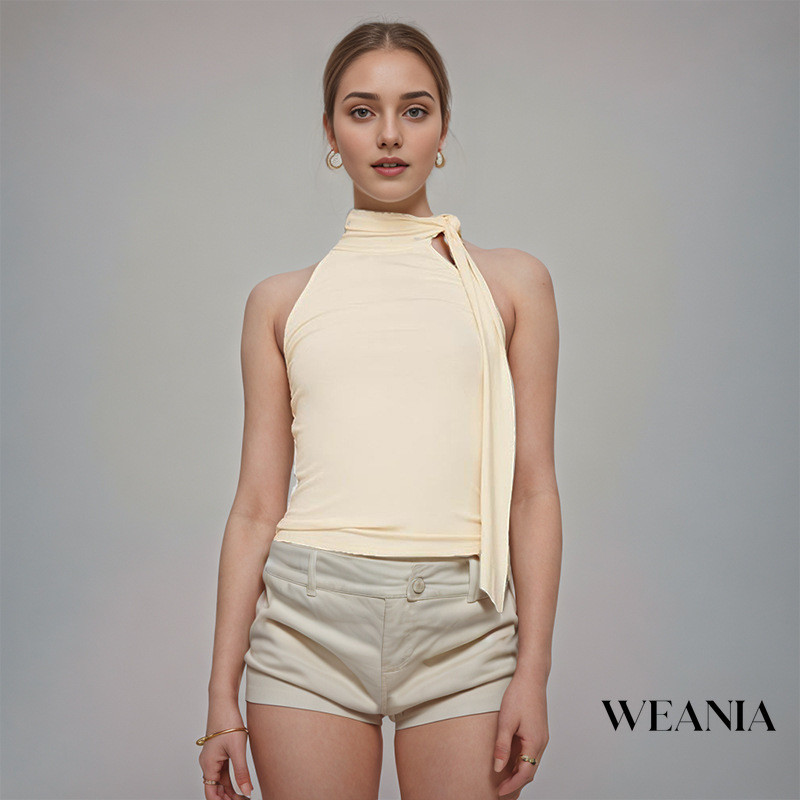 WEANIA คอเต่าแขนกุด Tie-up Jellyfish Tank