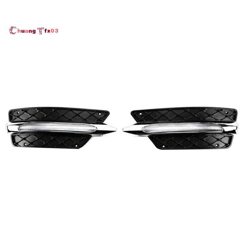Chuangtfx032PCS LED หมอกโคมไฟ DRL ไฟวิ่งกลางวันอะไหล่อุปกรณ์เสริมสําหรับ W204 C-Class C300 C280 กีฬา