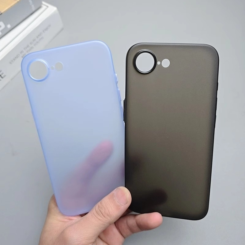 UltraThin TPU เคสกันกระแทกสําหรับ iPhone 17E สีทึบโปร่งแสง Matte Soft Case สําหรับ iPhone 17 E เปลือกป้องกันลายนิ้วมือ