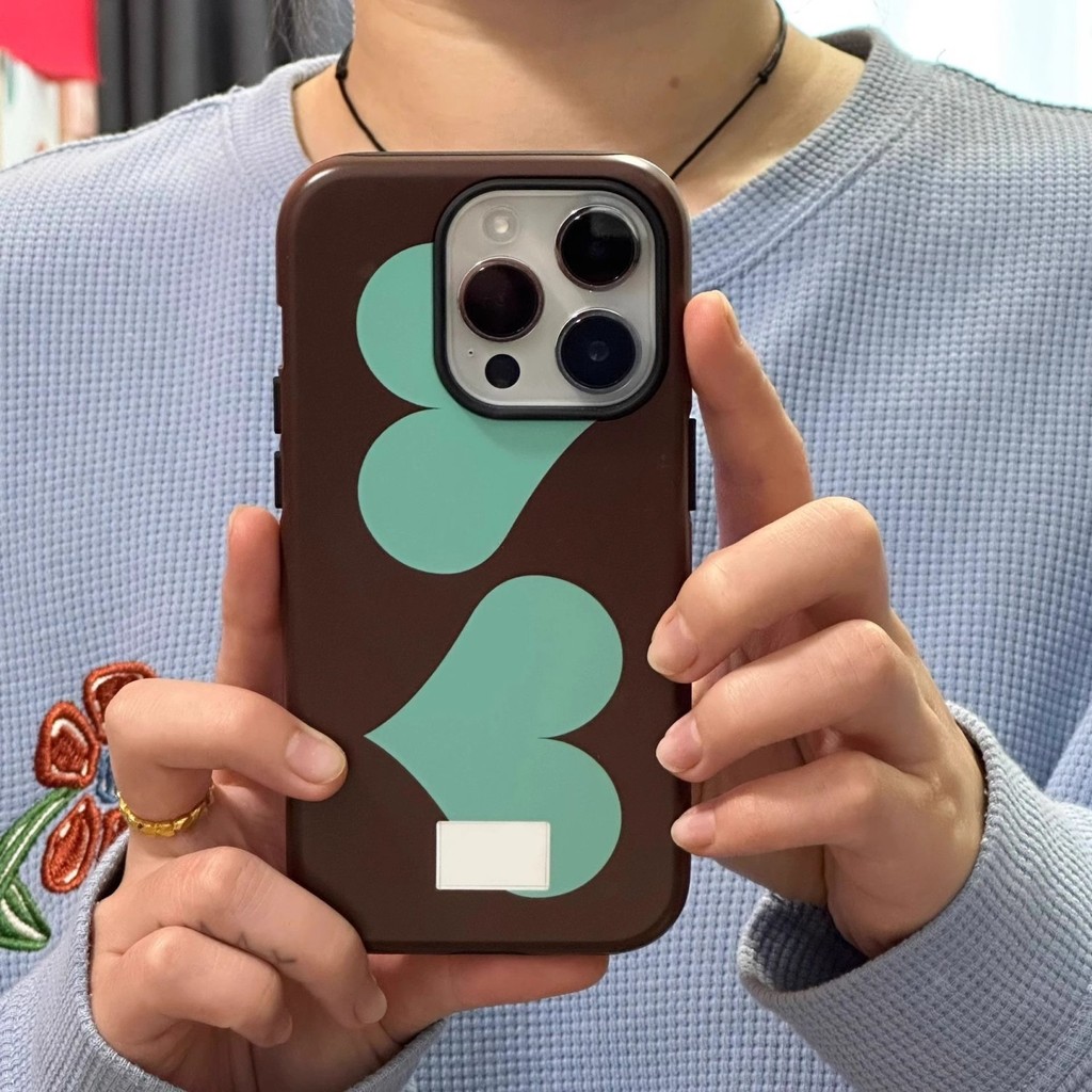 เคสโทรศัพท์ Coffee Love 2-in-1 เข้ากันได้กับ iPhone 15 Pro Max, Apple 16 14 Plus 11/12/13 Pro Max, เคสป้องกันกันกระแทกใหม่ ราคา ถูกที่สุด ดีลบีเคเค แกลเลอรีภาพที่ 2