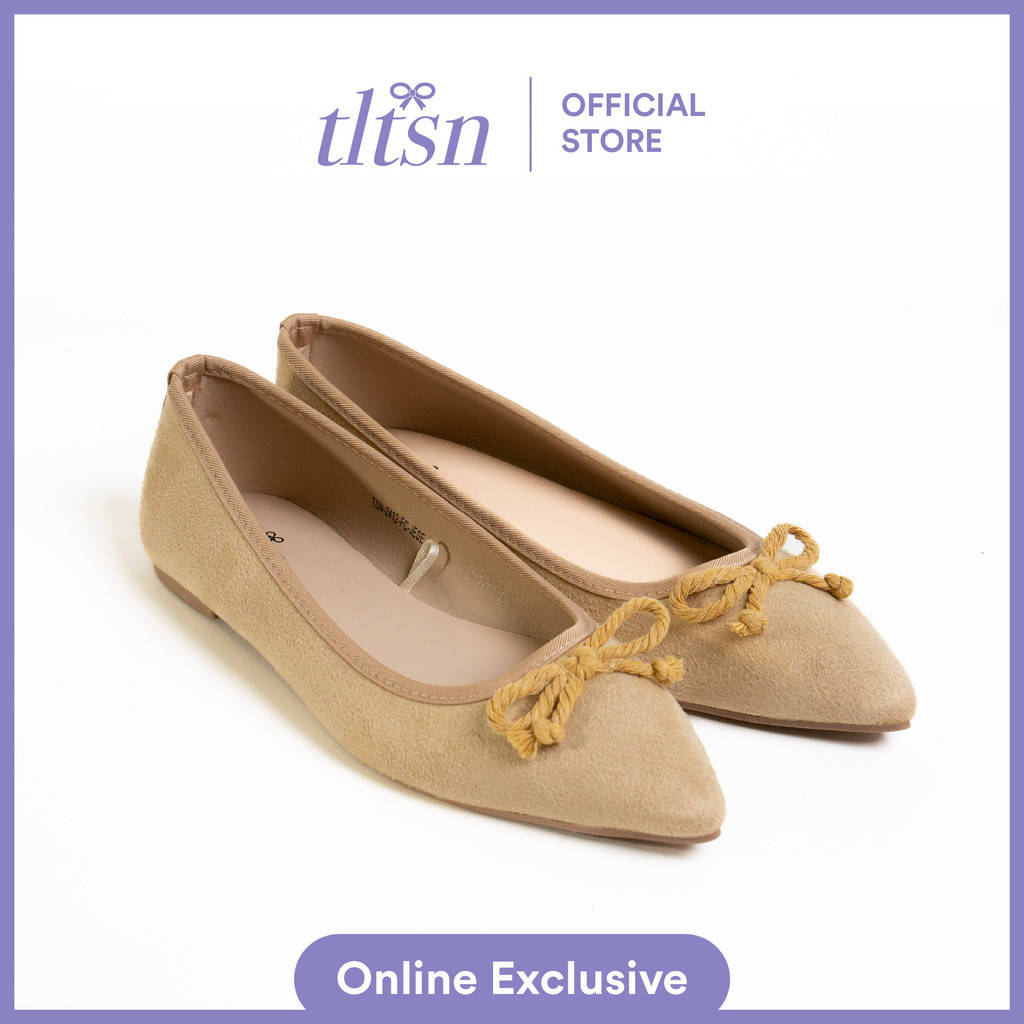 The Little Things She Needs - JESE [OE] Flatshoes รองเท้าสีเบจผู้หญิง [TSN0002338.C0156]