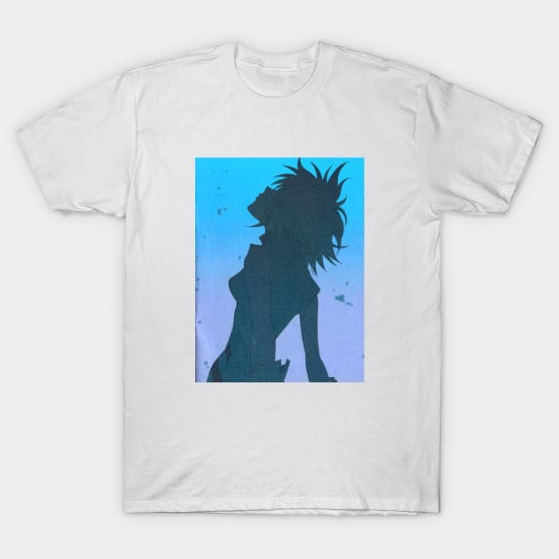 เสื้อยืด Vintage FLCL - Haruko Large Graphic Print T-Shirt แท้ Cotton 100% สีดำ สวยๆ เกาหลี