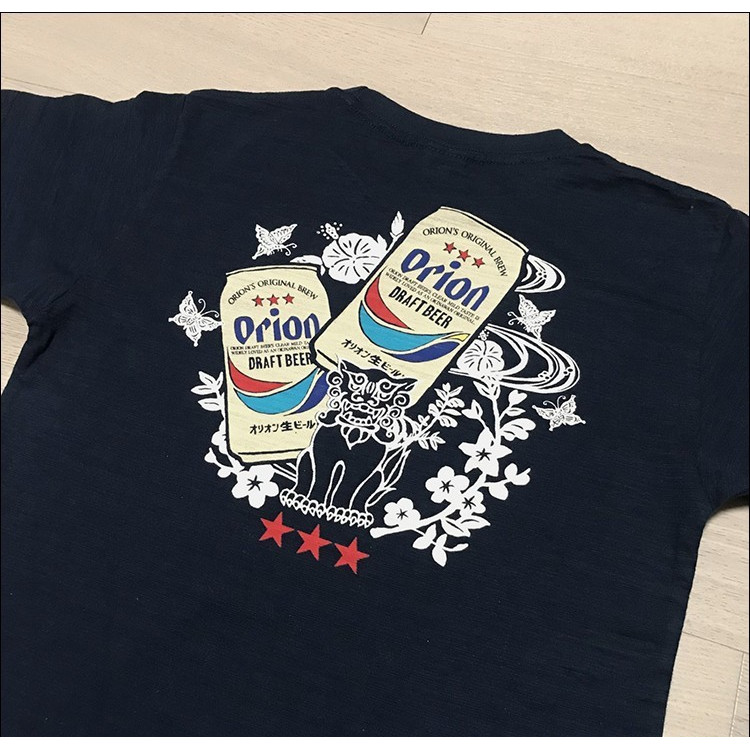 100% พร้อมสต็อก ORION Japan Okinawa Beer Culture Shirt เสื้อยืดแขนสั้นญี่ปุ่นผู้ชาย