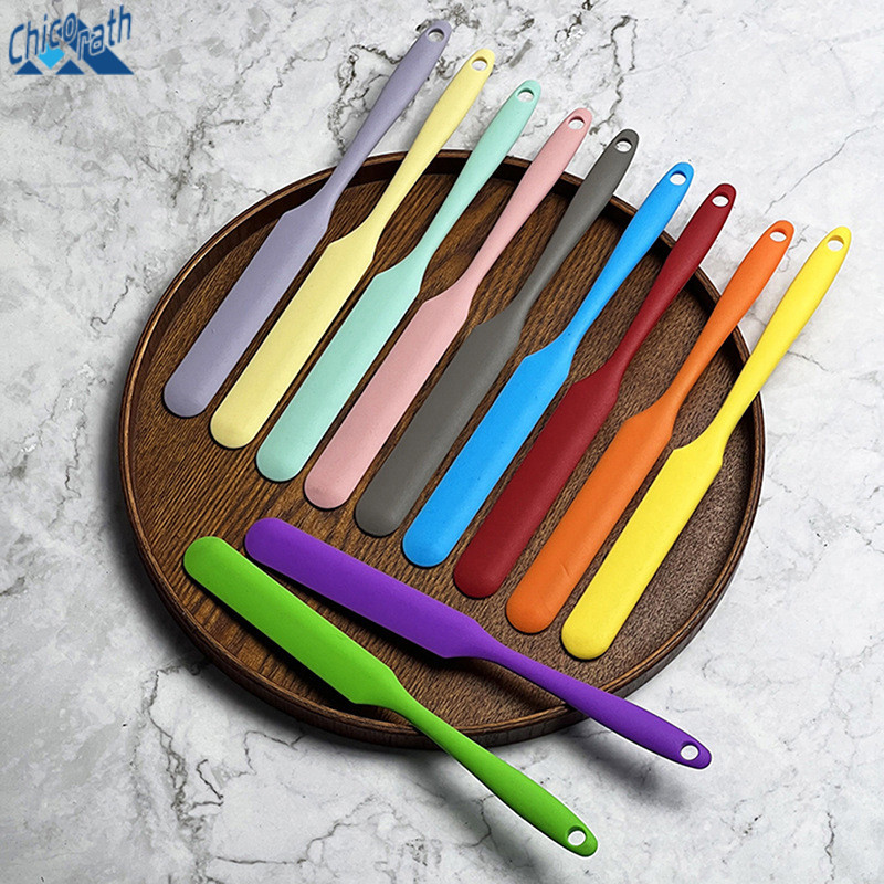 🎐สปาตูล่าซิลิโคน มีหลายสี Spatula สปาตูล่า มีดทาครีม มีดปาดเนย สปาตูล่าปาเค้ก ไม้พาย ไม้พายซิลิโคน🎐 - รูปที่ 3