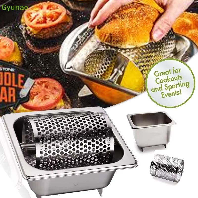 [Gyu] ล้อเนยสําหรับกระจายสม่ําเสมอสแตนเลส Melted Dispenser Roller Gadgets ครัวอเมริกัน Burger เครื่องมือเบเกอรี่ Pastry เครื่องมือ TH