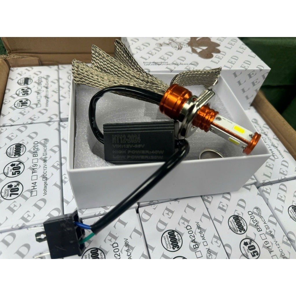 CYT หม้อน้ํา ไฟท้ายนกยูง LED ไฟหน้า 3 ขา H4 และ M5 - 2025 Ma777