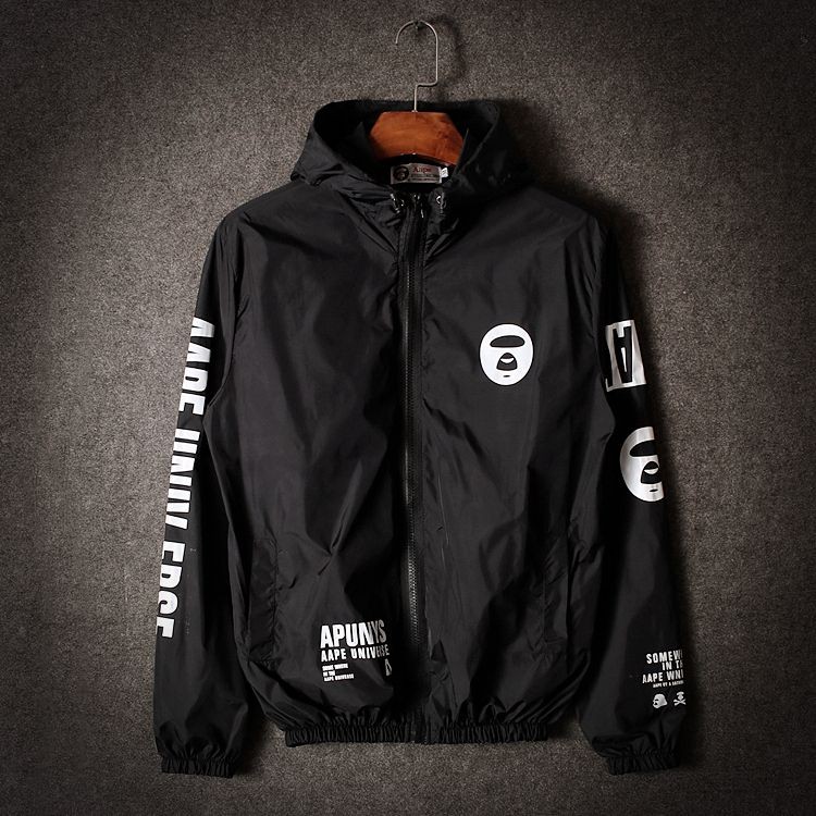 New Palace แฟชั่น Hoodie ผู้ชายผู้หญิงคู่ Windbreaker Jaket
