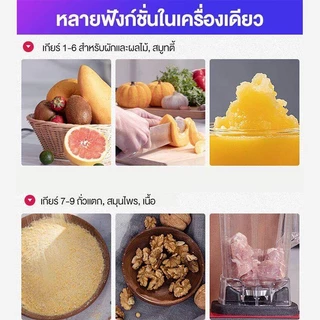 Precook เครื่องปั่นน้ำผลไม้ 2.5L 4500W 1แถม1 ปั่นสมูทตี้ ปั่นน้ำแข็งได้ เครื่องปั่นอเนกประสงค์