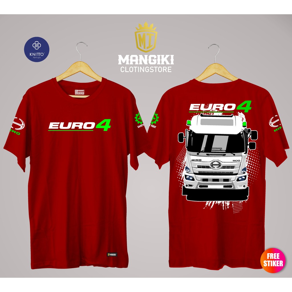 Young Driver Community HINO 500 EURO4 LOHAN HINO DUMP Cotton พิมพ์รอบคอเสื้อยืด S-5XL