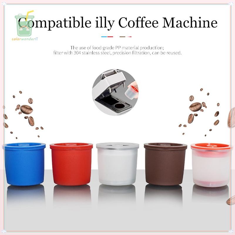 [สี] ถ้วยกาแฟแคปซูลแบบรีฟิลได้ Illy Machines Refill Coffee Filte TH