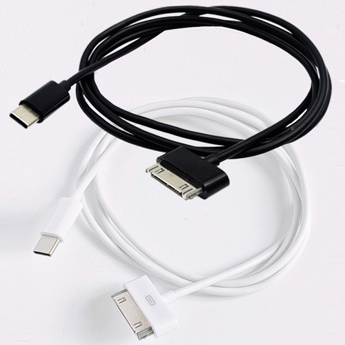 30pin to Type C USB C Sync Data Charger สายชาร์จอะแดปเตอร์สําหรับ Apple iPhone 3gs 4s iPad 1 2 3 iPo