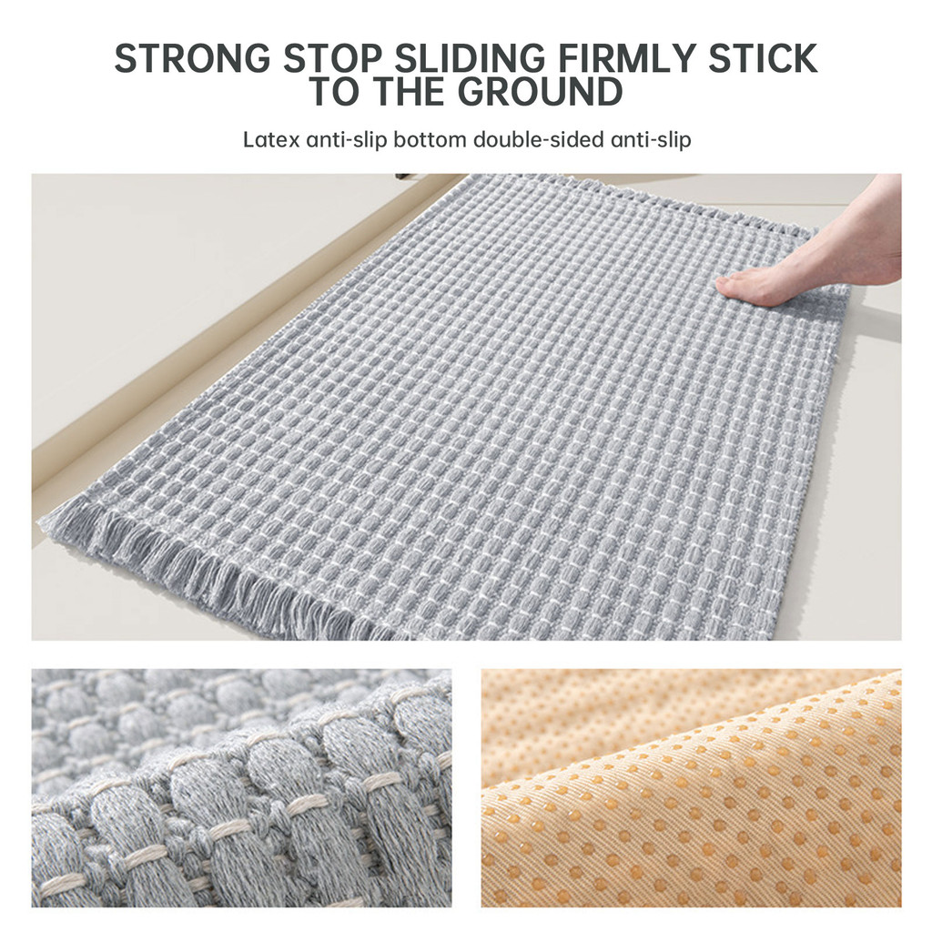 ถูกที่สุด Carpet Cotton With Tassel Hand Knotted Woven รูปที่ 5