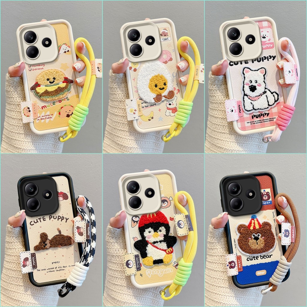 เคส Redmi NOTE14 NOTE14PRO NOTE14PROPLUS การป้องกันลายปักสวยงาม เคสซิลิโคนอ่อนนุ่ม BBCX
