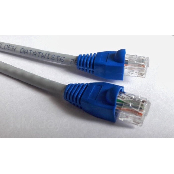 Belden 35 เมตร UTP Cat6 Lan Cable พร้อมใช้งานย้ําแล้ว rj45 Belden 7814A สีเทา
