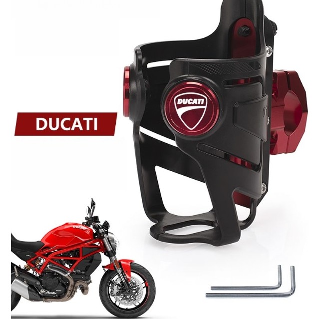 DUCATI water bottle holder, Multistrada motorcycle water bottle holder, Monster, Scrambler, Hypermot