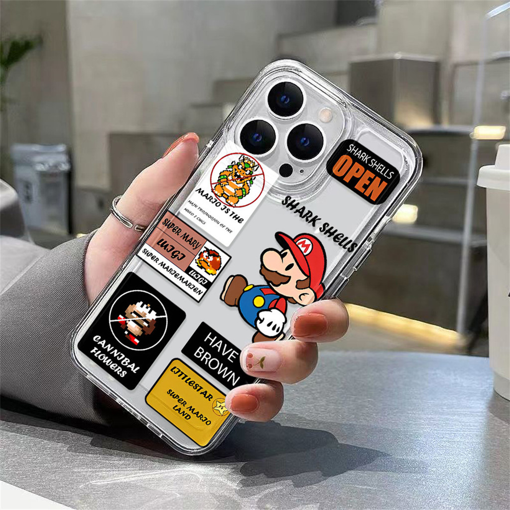 เคสไอโฟน สําหรับ iPhone 11 15 13 16 14 12 Pro Max X 17 Air XR XS Max 15 14 8 7 Plus กันกระแทกนุ่ม การป้องกันเลนส์ - รูปที่ 2